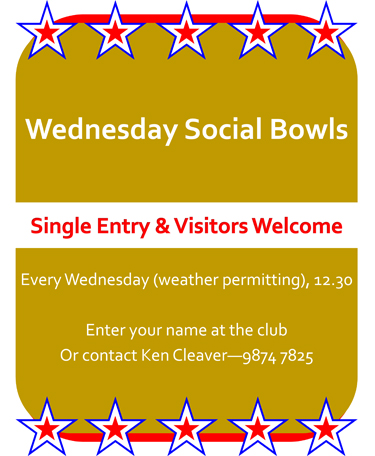 Wednesday Social Bowls